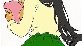 Hey, see this ebony student taking hot black dick in her school uniform hentai!