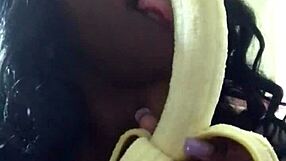Dicksucking A Banana With Sexfeene