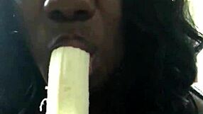 Dicksucking A Banana With Sexfeene