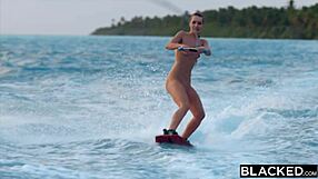 Little Redhead Rides Monster Cock For Facial