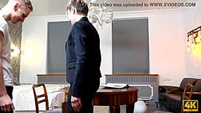 Mature Tutor Gives Muff to Young Man for Sex