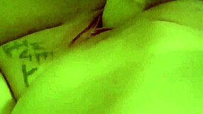 I slide the big toy into my pussy