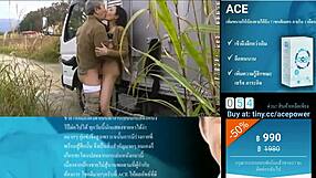 Public blowjob with big tits and ass!