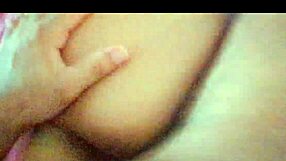 Fucking doggystyle and cumming on that big ass close up