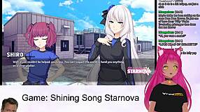 Vtuber LewdNeko plays Shining Song Starnova Aki route part 2