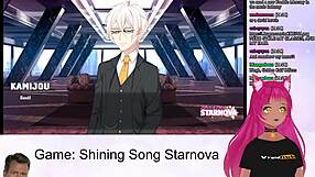 Vtuber LewdNeko plays Shining Song Starnova Aki route part 2