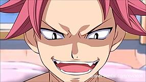Fairy Tail Hentai - Menage With Natsu X Lucy X Erza