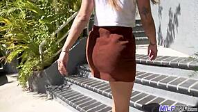 Horny milf Kenzie Love cums hard on big dick