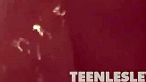 teen lesley indulges in solo bath fingering fantasy