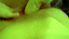 I slide the big toy into my pussy