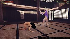 Hell Yeah! Aurora vs Terra in Naked Fighter 3D Action!