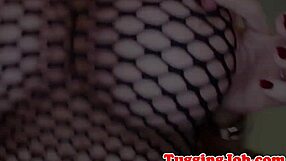 Busty milf wanks dick in sixtynine pose 😏