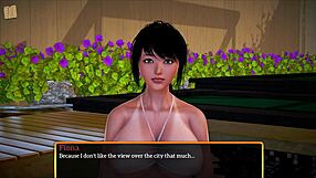 Redhead Teen with Big Tits in Homemade Family Cartoon Game