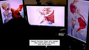 Superheroine bundle vol 1 - preview - immeganlive in sexy cosplay riding cock