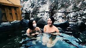 white cat mya and snow sculpture art in nacchi tabi