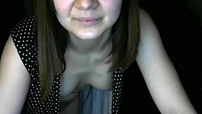 Hot cute may shows off her assets