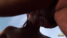 did her boy toy just serve drinks then drill her anal outdoors?