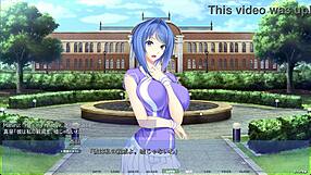 Hey, In This Anime Scene, Mahiru Gets A Massage And Masturbates In The Dress Shop