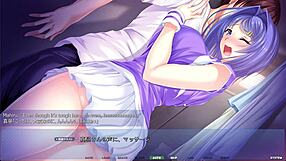 Hey, In This Anime Scene, Mahiru Gets A Massage And Masturbates In The Dress Shop