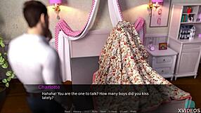 Teen temptress in red hot nurse strip tease in nursing role-playing fiction