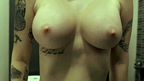 Big titty redhead girlfriend gets dicked down in pov shower deepthroat