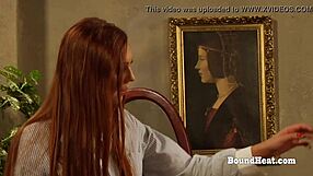 Why do tight lesbian slaves get whipped while dominant madame orgasms?