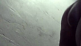 Moo dawg splashing in shower