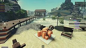 Rich roblox bitch fatalbbyzx gets hard fucked