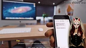 Sexy lady boss in a scent 27 game