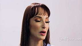 Curvy Latina Milf Lexi Lunas Teases in Shaved Pussy Interview