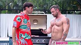 An excuse to get along better willow ryder laya rae preston parker sergeant miles in teen pov blowjob