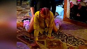 cumming for christmas with busty teen amateur