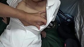 female college student part-time job in truck tent report