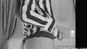 Enjoy a relaxing session of spanking an Asian teen's bubble butt in slow motion.