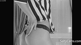 Enjoy a relaxing session of spanking an Asian teen's bubble butt in slow motion.