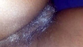Ebony Pussy Gets Creampie From Big Ass Daddy.