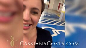 Crossdressing Threesome with Tattooed Hottie and Monster Big Black Cock