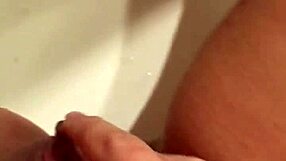 Intense pussy masturbation leads to orgasm