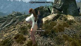 Big Boob Outdoor Sex in Doggystyle and Bent Over Positions