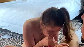 Huge Tit Brunette Steals Soul From Huge Cock?