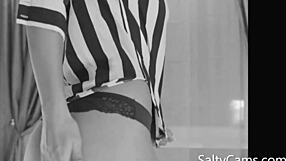 Enjoy a relaxing session of spanking an Asian teen's bubble butt in slow motion.