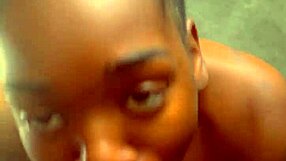 Ebony teen loves blowjobs!