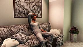 Sashia the escort performs deepthroat and anal blowjob