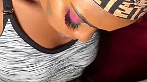 She boldly sucks my dick in homemade close up