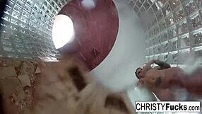Christy Dahlia And Ivan Have Intense Shower Sex With Big Tits And Oral Fun.