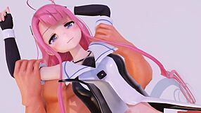 3D wind character punishes pussy with creampie finish