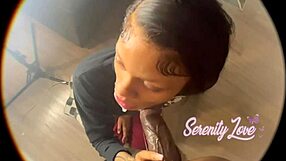 Pretty Girl Feels Intense Pleasure Sucking Big Black Cock