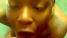 Ebony teen loves blowjobs!