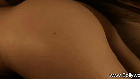 Indian babe teases with striptease and ripped clothes