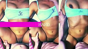 la hermanastra orgasms tight petite pussy during yoga cheating